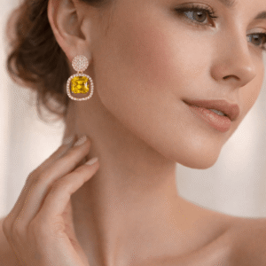 Alternative view of Statement Drop Earrings