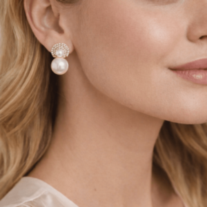 Alternative view of Pearl Drop Earrings