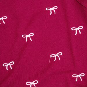 Alternative view of Women’s Ribbed Cotton Tank Top | Sleeveless Crop Top with Bow Print | Stretchy Fitted Casual Summer Top for Women