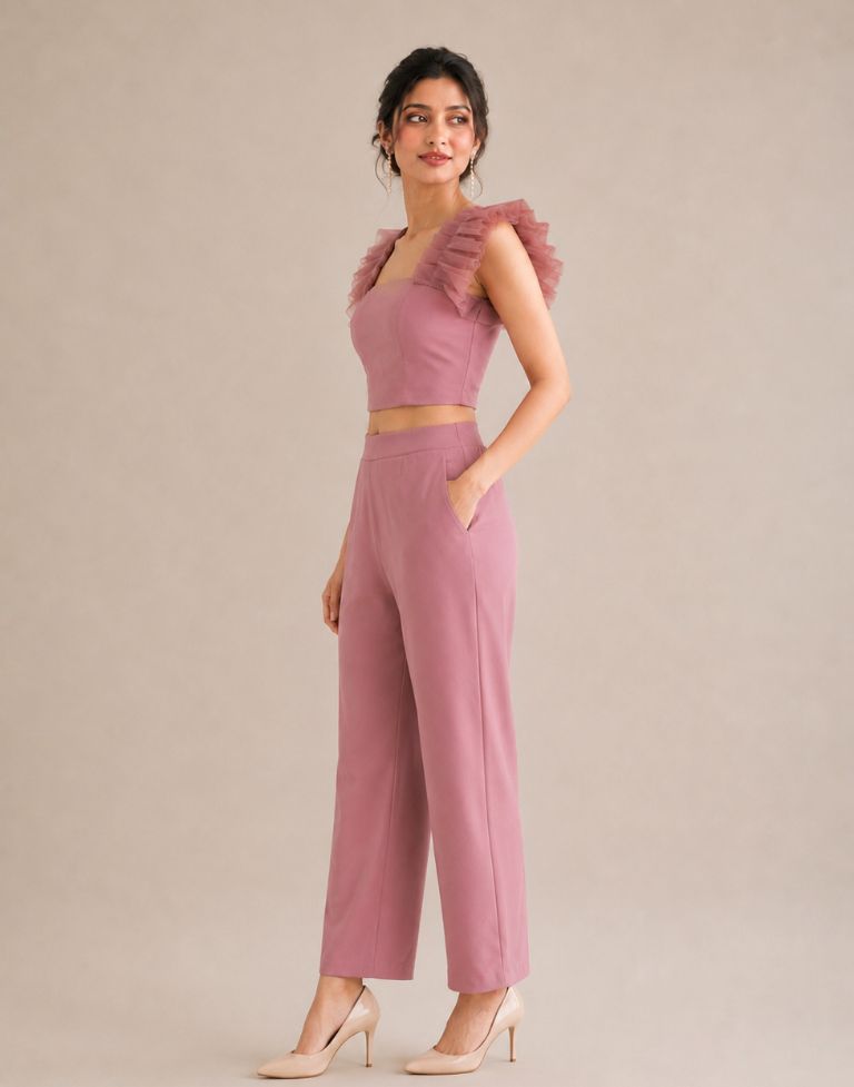 Women’s Dusty Rose Co-Ord Set - Image 4