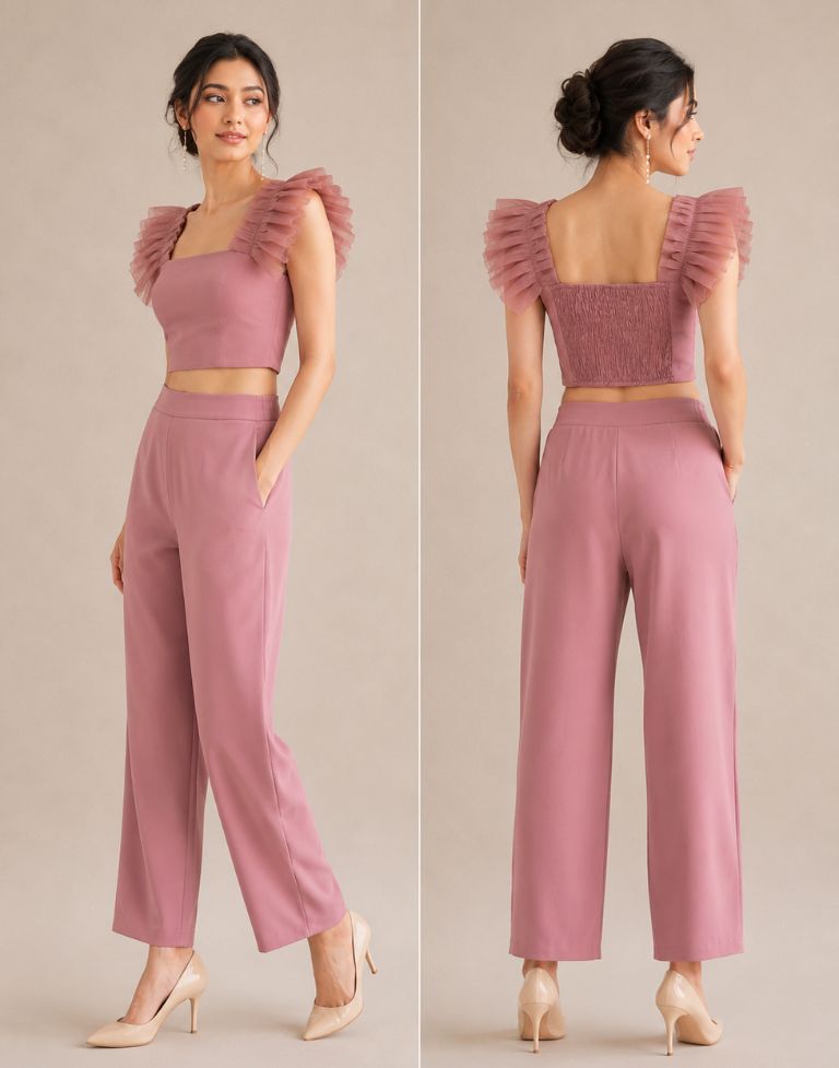 Women’s Dusty Rose Co-Ord Set - Image 3